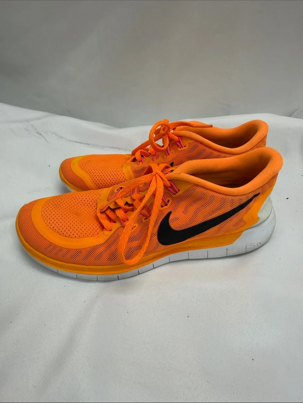 Nike Orange and Black Women’s Athletic Sneakers